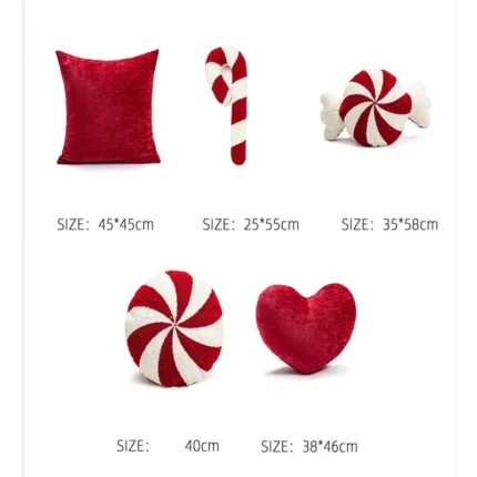 Christmas Cute Polyester Sofa Throw Pillow for Decor