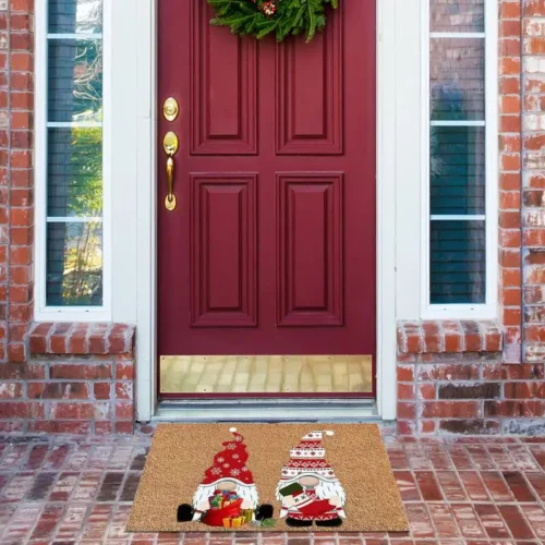 Creative Christmas Gnome Door Mat | Non-slip Entryway Floor Rug for Home Decoration