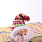 Red & Green Christmas Elf Plush Leg Doll Ornaments – Boys & Girls Toys for New Year, Navidad Home Decor