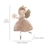 Cute Girl Angel Christmas Pendant Xmas Tree Hanging Ornaments Christmas Decorations Christmas Dolls