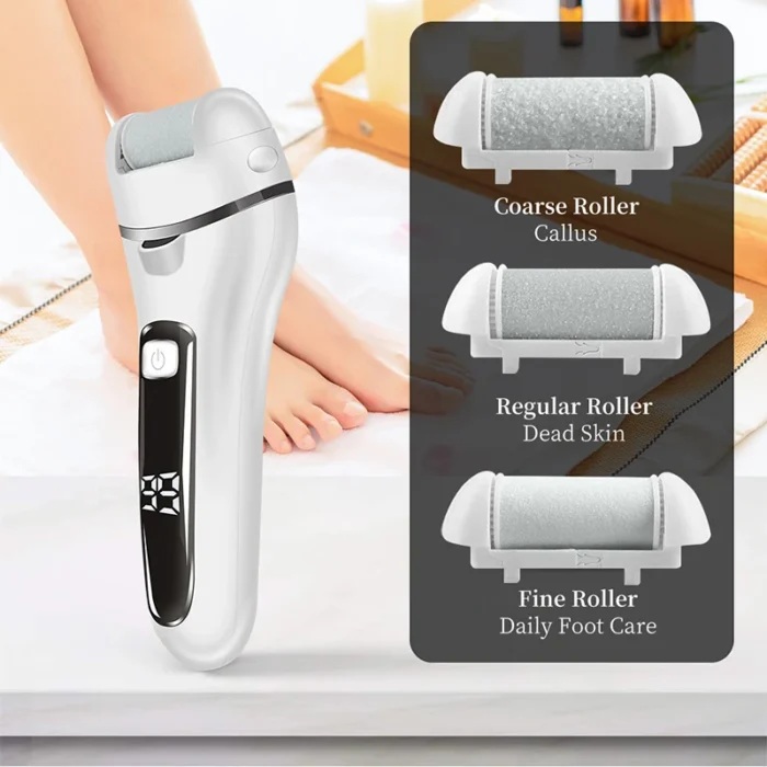 Electric Foot File Sandpaper – Professional Pedicure Tool for Heels, Dead Skin & Callus Removal