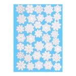 Merry Christmas Window Sticker Snowflakes Wall Sticker Room Wall New Year Christmas Decorations