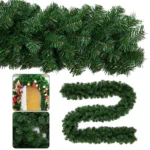 2.7M Artificial Pine Rattan Wreath – Christmas Hanging Ornament for Kids’ Home Decor, Navidad Xmas Decoration