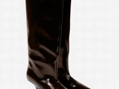 Women's Wide-Leg Knee-High Boots – Pointed Toe, Short Heel, European & American Fashion