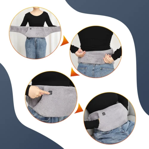 Ultimate Electric Graphene Heating Pad, 3-Level Cold-Proof Uterine Belt, USB Rechargeable Abdominal Warmer