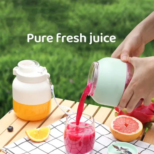 Powerful High-Power Orange Juice Machine – Electric Juicer for Home & Travel
