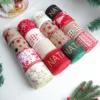 10 Yards Santa Claus Christmas Ribbon – Wide Cloth Ribbon for DIY Bows, Hair Accessories & Gift Decoration