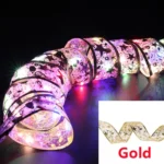 LED Ribbon Lights for Christmas – DIY Lace Bows & Tree Ornaments Decor