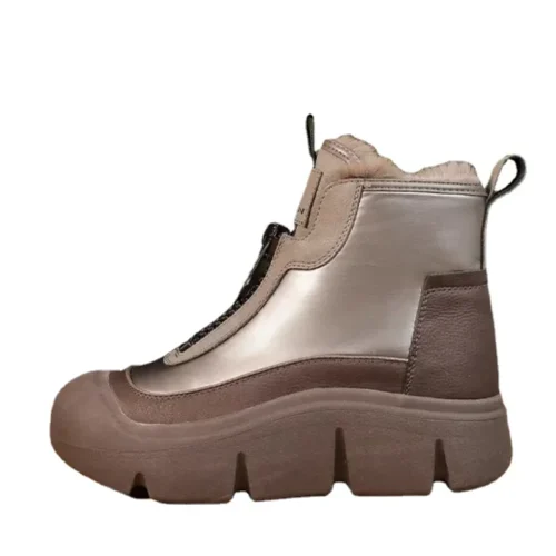 Women's Winter Platform Snow Boots – Plush, Height Increasing, Cold-Proof Warm Sneakers