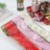 10 Yards Santa Claus Christmas Ribbon – Wide Cloth Ribbon for DIY Bows, Hair Accessories & Gift Decoration