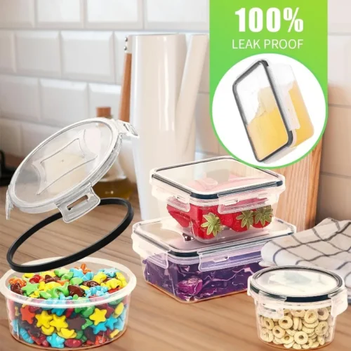 Essential Airtight Food Storage Containers – 52-Piece BPA-Free Kitchen Set
