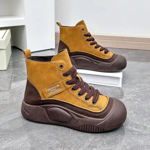 Women's Casual Fashion Sneakers – Round Toe, Flat, Comfortable Autumn Boots