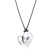 Adjustable Silvery Heart 6884