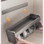 Stainless Steel Kitchen Spice Rack, Modern & Durable Spice Organizer|Organizador De Cocina