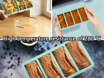 4 Cubes Tray Food Freezing Molds – Durable, Non-Toxic, and Eco-Friendly 4 Cubes Tray Food Freezing Molds