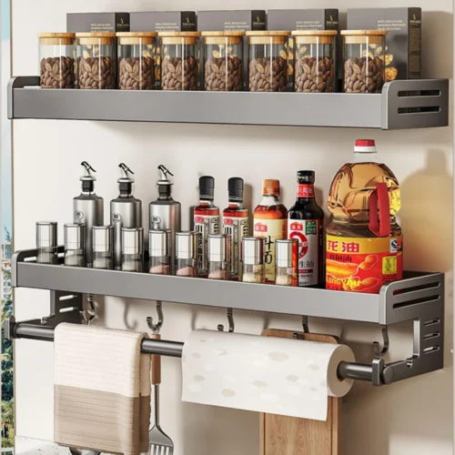 Enhance Kitchen Storage with Premium Stainless Steel Rack