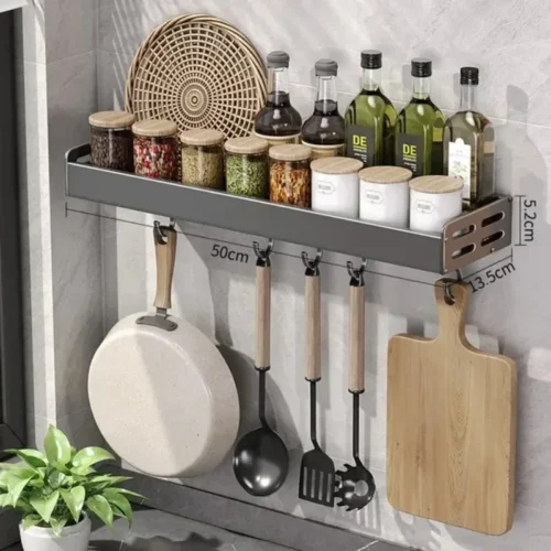 Enhance Kitchen Storage with Premium Stainless Steel Rack