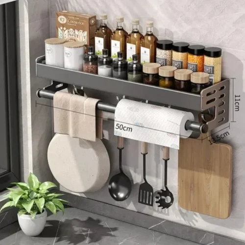 Enhance Kitchen Storage with Premium Stainless Steel Rack