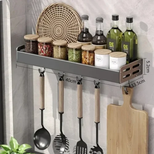Enhance Kitchen Storage with Premium Stainless Steel Rack