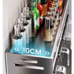 Spice Box Stainless Steel Storage, Waterproof PVC Kitchen Storage, Chemical-Free Storage