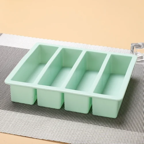 Easy Release Ice Cube Mold – Food Grade Silicone Square Tray
