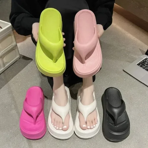 Eva Flip Flops Summer Outdoor – Stylish, Durable, and Anti-Slip|Trendy Extra Thick Bottom Clip-toe