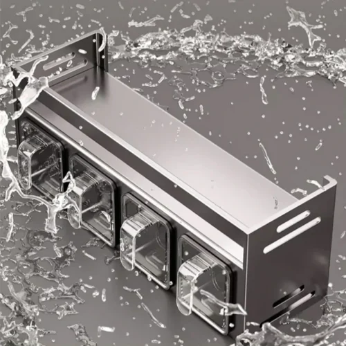 Spice Box Stainless Steel Storage, Waterproof PVC Kitchen Storage, Chemical-Free Storage