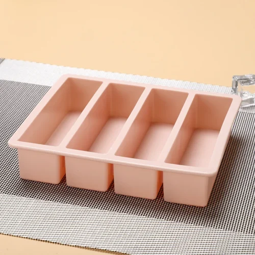 Easy Release Ice Cube Mold – Food Grade Silicone Square Tray
