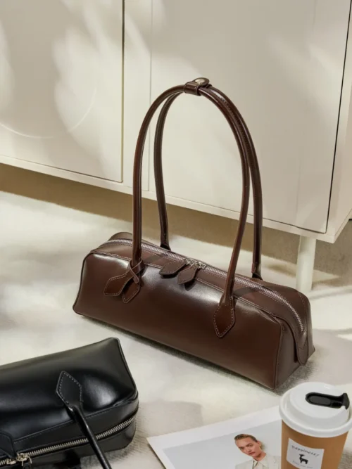 2025 Genuine Leather Shoulder Bag – Stylish and Versatile for Women| Large Capacity Luxury Handbag Baguette Bag