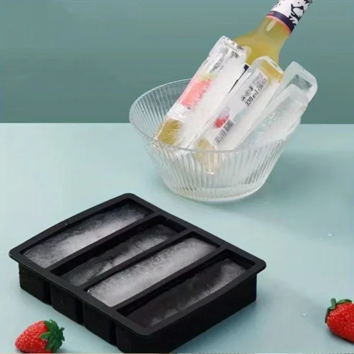 Long Strip Silicone 4 Grid – Durable, Non-Toxic, and Eco-Friendly|6 Colors Non-toxic Durable Long Strip Silicone 4 Grid Silicone Mold