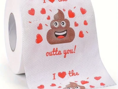 Printed Funny Birthday Toilet Paper – 3-Layer Novelty Gag Gift, Sudoku Prank Roll for Party Fun