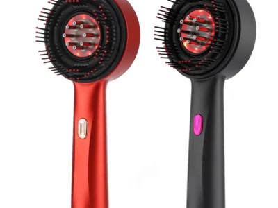 Electric Vibration Massage Comb Red Light Therapy Hair Growth Massage Scalp Brush Anti Hair Loss Liquid Oil Applicator Hair Care