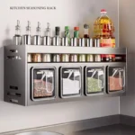 Spice Box Stainless Steel Storage, Waterproof PVC Kitchen Storage, Chemical-Free Storage