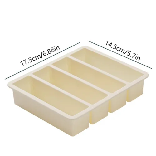 Silicone Freezing Molds with Airtight Lid – Perfect for Meal Prep |Silicone Freezer Trays Extra Large Soup |4 Cubes Freezing Molds