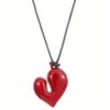 Adjustable red heart X602